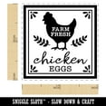 thumbnail image 2 of Farm Fresh Chicken Eggs for Carton Label Self-Inking Rubber Stamp Ink Stamper - Purple Ink - Small 1 Inch, 2 of 7