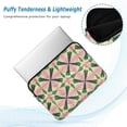 thumbnail image 2 of FORMRS 15"-15.6" Laptop Sleeve Protective Case Soft Carrying Quilted Computer Bag Cover, Pink Symmetrical Stars, 2 of 7