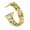 Gold, variant on JewelTech 4 - Women Apple Watch Strap - Braided Pattern and Zircon Studded