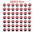 thumbnail image 1 of 300 Pcs 5mm Serpent Pupille Rouge 3D Holographique Pêche Leurre Yeux Mouche Attacher DIY, 1 of 10