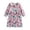 Pink, variant on Wilark Girls Cotton Dress Size 4 T, Long Sleeve Printed Casual Cute Fall A Line Dress Pink