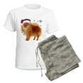 thumbnail image 5 of CafePress - Pomeranian Head Dog Art Women's Light Pajamas - Women's Short Sleeve Print T-Shirt and Pants Light Cotton Pajama Set, 5 of 7
