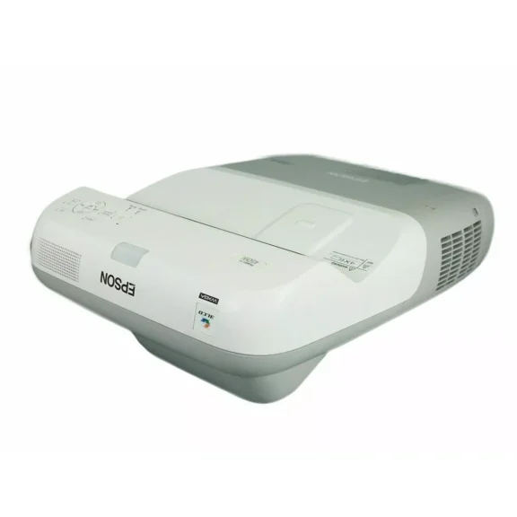 Pre-Owned Epson PowerLite 450W WXGA Ultra Short Throw Projector 3LCD H318A HD 1080i with Accessories Bundle