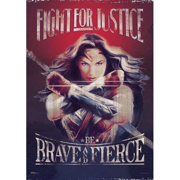 Wonder Woman (Fight for Justice) MightyPrint™ Wall Art