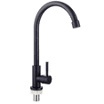 thumbnail image 2 of Grifo de cocina de acero inoxidable, lavabo negro, fregadero Universal, grifo giratorio Vertical de Solo Frío, 2 of 5