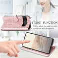 thumbnail image 3 of case for Google Pixel 6 Pro Cartoon Girl Wallet Case,Cat Dog Style Flip Phone Cover with ID Card Holder & Kickstand PU Leather Magnetic Clasp Cases for Google Pixel 6 Pro MG Rose Gold, 3 of 14