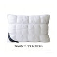thumbnail image 3 of Almohada para dormir con funda suave de terciopelo, relleno de fibra mullida, lavable a máquina, confort de calidad hotelera para residencias y hogar, 3 of 8
