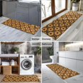thumbnail image 2 of Black Leopard Sunflower Pattern Kitchen Rug Mat,Kitchen Runner Rugs Non Skid Washable,Decorative Kitchen Floor Mats for Kitchen,Sink,Laundry,17"X47", 2 of 5