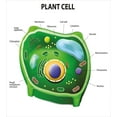 thumbnail image 3 of Ambesonne Science Duvet Cover Sets, Cell Biology Plant, 2-Queen, Green Pale Blue, 3 of 6
