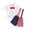 White, variant on KAUOD Boys Independence Day Formal Suit Summer Gentleman Suits Set Shirts with Bowtie & Star Stripe Overalls Shorts