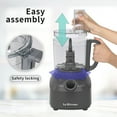 thumbnail image 5 of La Reveuse 4 Cup Food Processor Vegetable Chopper for Slicing,Grating,Juicing,Emulsfying,Mixing-400 Watts, 5 of 9