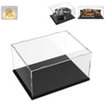 thumbnail image 1 of Vitrina de acrílico transparente espesado para Lego 21319 Ideas Central Perk Collectibles Ensamblar caja transparente con base de madera y plástico negro en el interior 13,8 x 9,8 x 5,9 pulgadas, 1 of 5