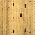 thumbnail image 1 of Ahgly Company Indoor Square Abstract Brown Contemporary Area Rugs, 6' Square, 1 of 4