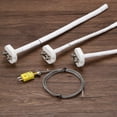 thumbnail image 5 of 12" K Type Thermocouple Probe with 3.3 ft Thermocouple Wire 2mmx300mm, 5 of 6