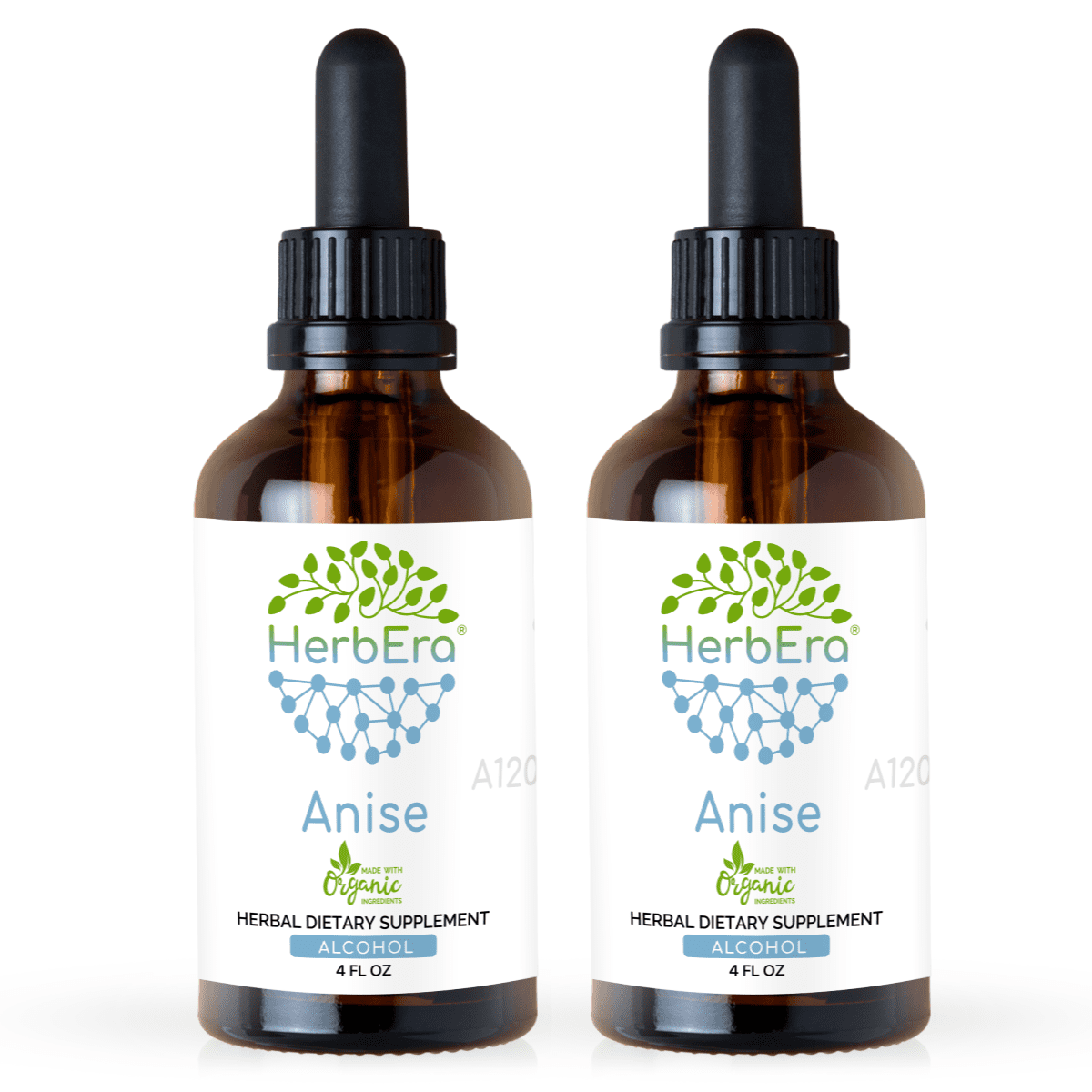 Anise Alcohol Herbal Extract Tincture, SuperConcentrated Organic Anise (Pimpinella Anisum