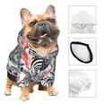 thumbnail image 2 of Bingfone Flamingo And Zebra Dog Clothes Hoodie, Pet Winter Coat,Puppy Sweatshirts for Small Dogs Boy Girl,Suitable for All Breeds-Large, 2 of 6