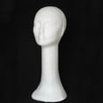thumbnail image 4 of Meoldis Female Long Neck Foam Mannequin Head, White Foam Wig & Hat Display Stand for Photography and Styling, 4 of 7