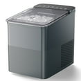 thumbnail image 2 of Simzlife Ice Maker Countertop, 9 Cubes Ready in 6 Mins, 26lbs in 24Hrs, Self-Cleaning Ice Machine with Ice Scoop and Basket, 2 Sizes of Bullet Ice for Home Kitchen Office Bar Party, 2 of 10