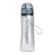 thumbnail image 1 of Inteprter Botella de agua de 520ML, vaso deportivo de plástico para beber, para viajes al aire libre, tetera grande a prueba de caídas, vaso para Cocina y Comedor Gris Inteprter HA070579-01, 1 of 6