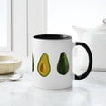 thumbnail image 6 of CafePress - Avocados_Stack Mug - 11 oz Ceramic Mug - Novelty Coffee Tea Cup, 6 of 6