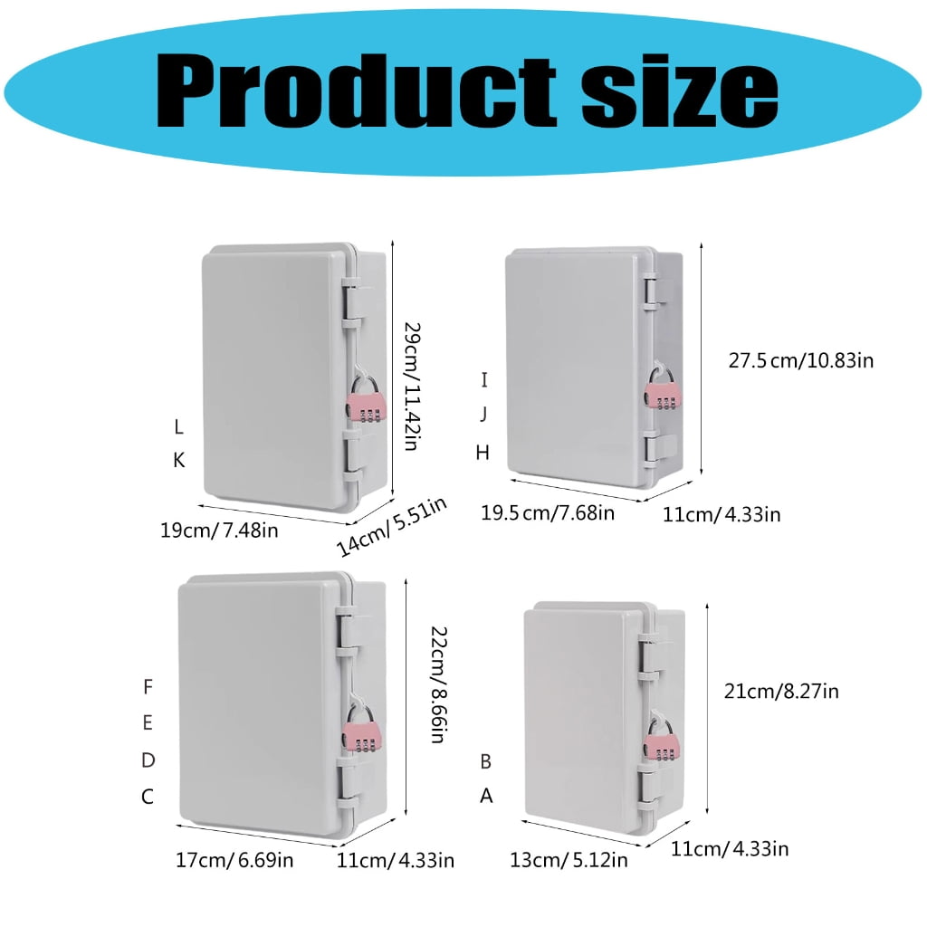 WINDLAND Weatherproof Power Outlet Cover Childproof Outdoor Electrical Case for Outdoor