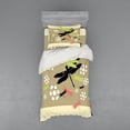 thumbnail image 2 of Ambesonne Dragonfly Bedding Set 4 Pcs, Botanical Growth, Queen, Multicolor, 2 of 3