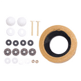 Toilet Wax Ring Kit for Floor Outlet Toilets New Install or Reseat