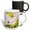 Multicolor, variant on 3drose, Painted Pink Dogwood Flower - Spring - Floral Art, 15oz Two-tone Black Mug