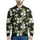 thumbnail image 4 of Chaqueta con cremallera con estampado de flores de narciso y lirio para hombre, sudadera informal de manga larga con estampado 3D de plantas, abrigo de calle, chaquetas holgadas, 4 of 5