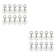 thumbnail image 3 of kurtrusly 10pcs/set Sturdy And Durable Keychains Lobster Clasps Swivel Hooks And Variety WhiteK lobster +spla 2Set, 3 of 6
