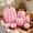 Pink, variant on XEOVHV 7 Pcs Assorted Sizes Fall Artificial Pumpkins Harvest Pumpkins Faux Foam Pumpkins for Fall Autumn Season Halloween Thanksgiving Harvest Holiday Season Festive Tabletop Decoration (Hot Pink)