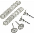 thumbnail image 2 of Diamond Coated Cutting Discs, 20Pcs Set For Multi-Purpose Hard Materials, Ultra-Thin Design Ensures Cooler Cutting, Designed For Rotating Tools, Durable Performance, Safety Gear Recommended, 2 of 5