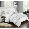 thumbnail image 5 of Chic Home Wanda 10-Piece Ruffled Comforter Set, Queen, Grey, 5 of 10