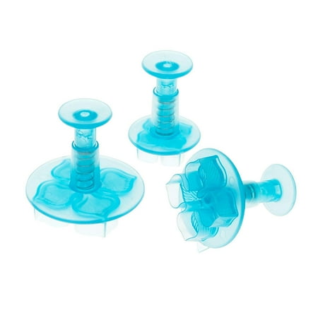 

Ateco 1959 Laurustinus/Hydrangea Sugar Paste Cutters with Plunger Graduated 3 Piece Set