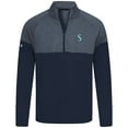 thumbnail image 2 of Men's Levelwear Navy Seattle Mariners Classic Stripes Insignia 2.0 Pullover, 2 of 3
