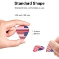 thumbnail image 4 of 6 Pack Guitar Picks Plectrums America Flag Patriotic Guitar Pick Guitar Picks for Women Men Beginner Guitar Palyers, 4 of 7