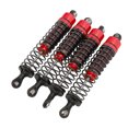 thumbnail image 1 of 1/10 Scale 95mm RC Shock Absorbers, Aluminum Alloy Oil Filled 4 Pack Set for Off Road Crawling High Speed Racing Performance Upgrade, 1 of 7