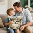 thumbnail image 4 of JIAHomeV Home Decor Funny Bird Pillowcase New Linen Print Cushion Cover Cushion Cover B,40x40cm, 4 of 4