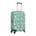 thumbnail image 3 of Daiia Panda Bathing Luggage Cover, Thickened Washable Travel Luggage Covers, Elastic Unique Baggage Covers for 18-20 inch Luggage-Small, 3 of 9