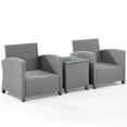 thumbnail image 4 of Afuera Living Taditional 3 Piece Patio Conversation Set in Navy and Gray, 4 of 13