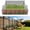 Black, variant on FXW Garden Fence Outdoor for the Yard – 24in(H) x 15.2ft(L) Heavy Duty Metal Animal Barrier for Dog, No Dig Decorative Dog Fence, 8 Panels, Black