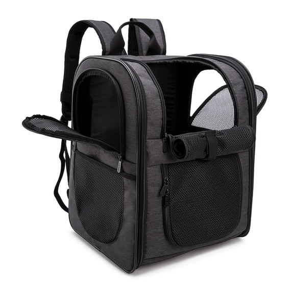 Apollo Walker Mochila transportadora para mascotas para gatos y perros grandes/pequeños, cachorros, características de seguridad y respaldo acolchado para viajes, senderismo, uso al aire libre