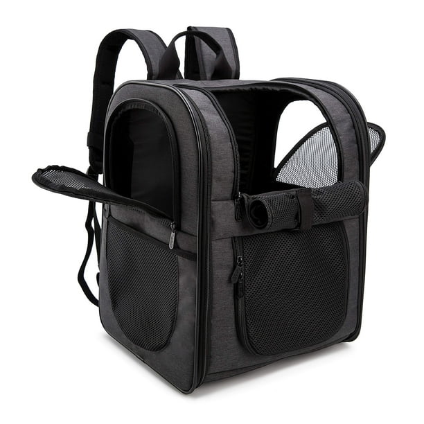 Apollo Walker Mochila transportadora para mascotas para gatos y perros grandes/pequeños, cachorros, características de seguridad y respaldo acolchado para viajes, senderismo, uso al aire libre