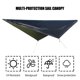 thumbnail image 3 of Tienda de campaña para moscas, toldo de vela, impermeable, para lluvia resistente a los rayos UV Meterk Negro, 3 of 7