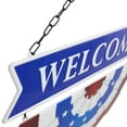 thumbnail image 5 of Northlight Americana "Welcome" Metal Wall Sign with Bunting - 19.5", 5 of 6