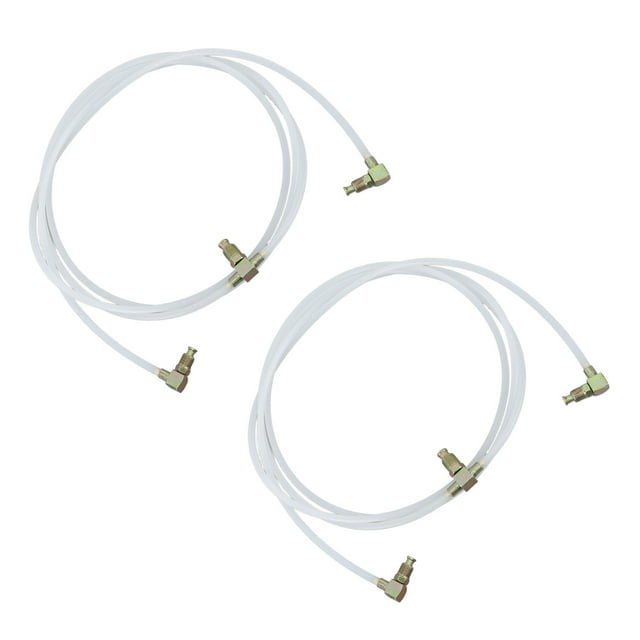 Convertible Hydraulic Hoses, 2PCS Leak Proof Seamless Fit Convertible Power Top Lines Flexible for Chevelle