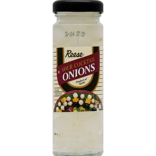 Reese Sour Cocktail Onions, 3.5 oz (Pack of 12)