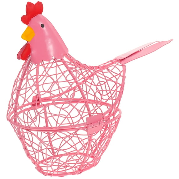 Iron Chicken Egg Basket Egg Holder Kitchen Egg Organzier Home Egg Storage Holder