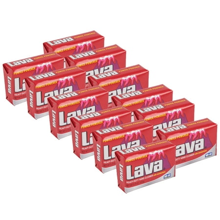 Lava 10185 Pumice Hand Cleaning and Moisturizing Bar Soap 5.75 Ounces (12