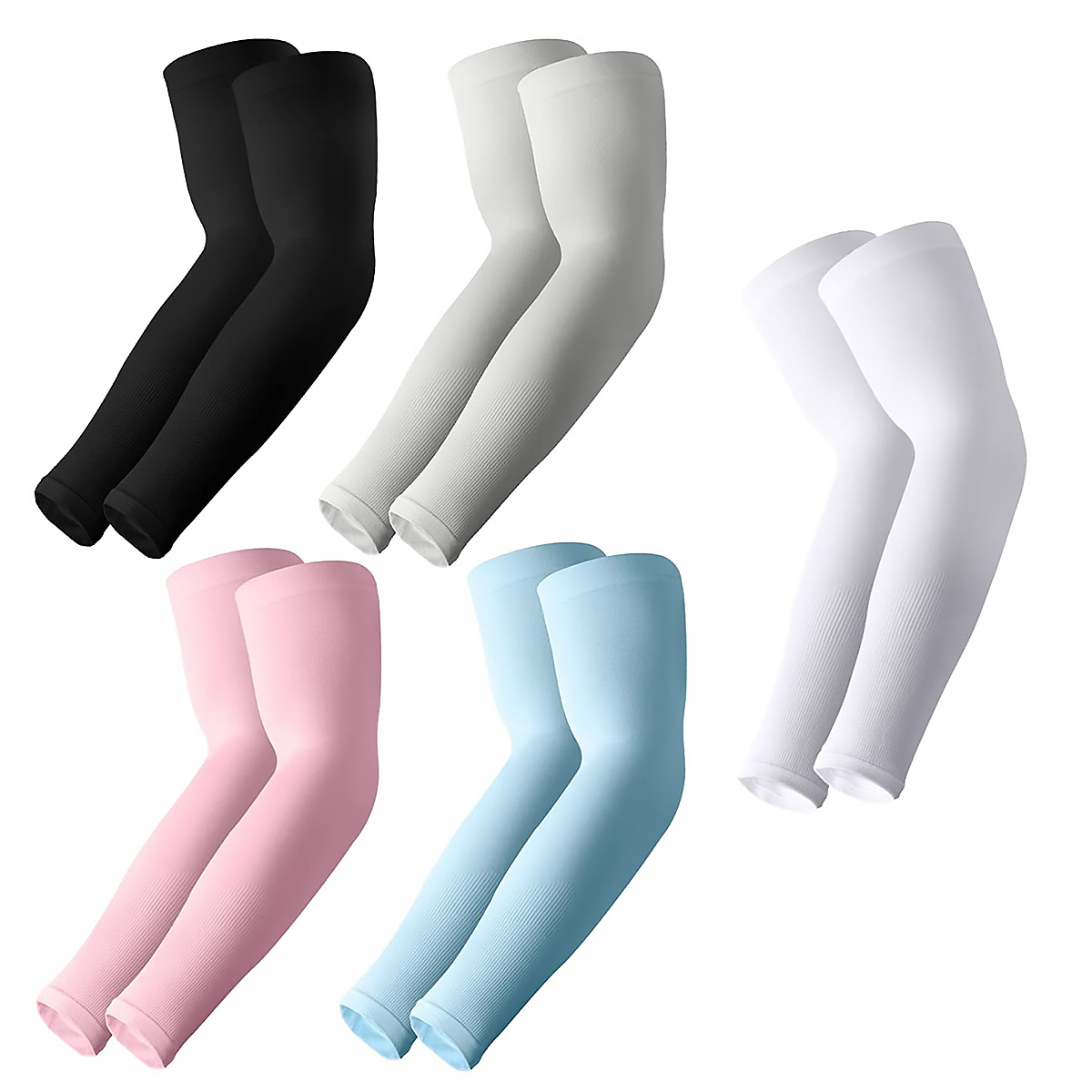 Let's Slim Arm Sleeves UV Sun Protection Arm Cover Sleeves | Shop Today